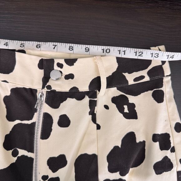 En Saison Anthropologie Pants Women Small Cow Flare Crop High Waist Western Boho - Picture 9 of 11